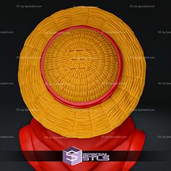 Luffy Smile Bust Digital Sculpture