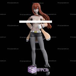 Makise Steins Gate Coffee Digital Sculpture