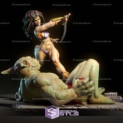 Marcella Killing Orc Digital 3D Sculpture