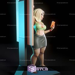 Mari The School Teacher Digital 3D Sculpture