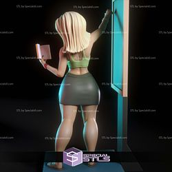 Mari The School Teacher Digital 3D Sculpture