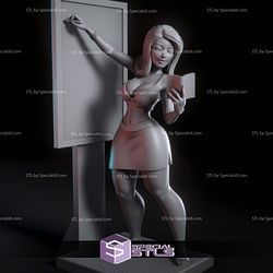 Mari The School Teacher Digital 3D Sculpture