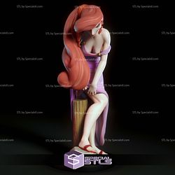Megara Hercules Movie Digital 3D Sculpture