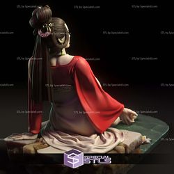 Mei Chinese Woman Digital 3D Sculpture