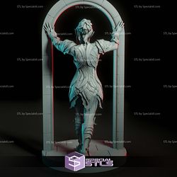 Minthara at Gate Baldurs Gate Digital 3D Sculpture
