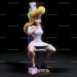 Nurse Animaniacs Digital 3D Sculpture