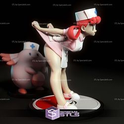 Nurse Joy Pokemon Digital 3D Sculpture