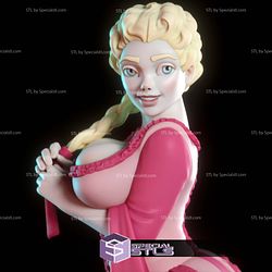 Queen Catherine Digital 3D Sculpture