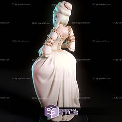 Queen Marie Antoinette Digital 3D Sculpture