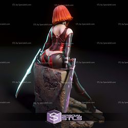 Rayne After Battle BloodRayne Digital 3D Sculpture