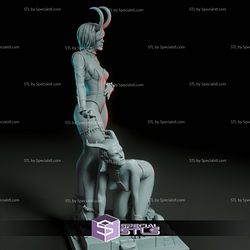 Rhoda a demon Dominatrix Digital 3D Sculpture