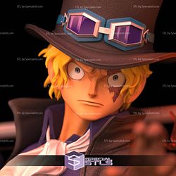 Sabo One Piece in Battle Digital Sculpture