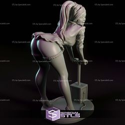 Sabrina Boom Sexy Digital 3D Sculpture
