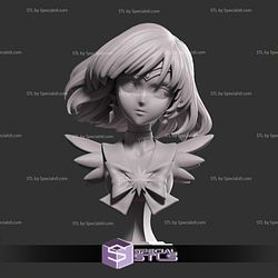 Sailor Saturn Bust Digital Sculpture