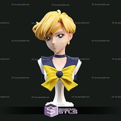 Sailor Uran Bust Digital Sculpture