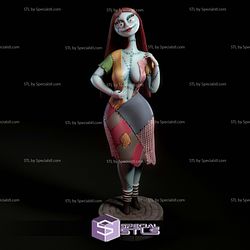 Sally Skellington Digital 3D Sculpture