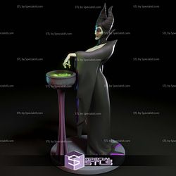 Sexy Maleficent Digital 3D Sculpture