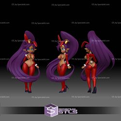 Shantae Reverse Bunny Girl Digital Sculpture