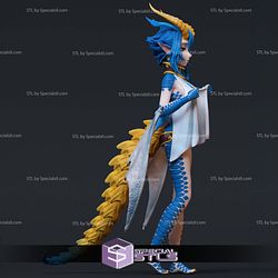 Skadi Dragenfelt Monster Girl Doctor Digital Sculpture