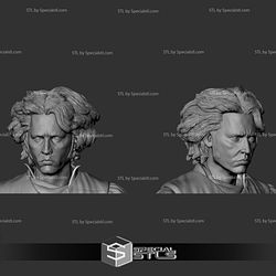 Sweeney Todd Johnny Depp Standing Digital Sculpture