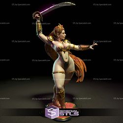 Sword Dancer Fanart Digital 3D Sculpture