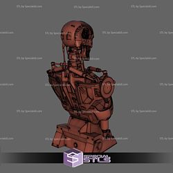 Terminator T-800 Torso Bust Digital Sculpture