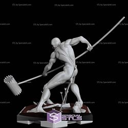 War Hammer Titan Battle Digital Sculpture