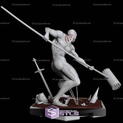 War Hammer Titan Battle Digital Sculpture