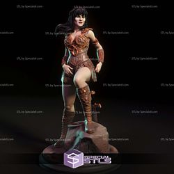 Xena the Warrior Princess Digital 3D Sculpture