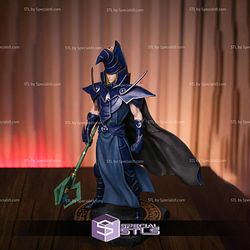 Yu-Gi-Oh Sorcerer of Dark Magic Digital Sculpture
