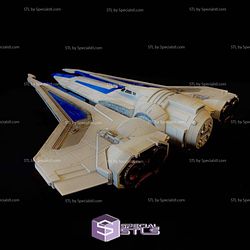 Bo Katan Gauntlet Fighter Starwars 3D Model