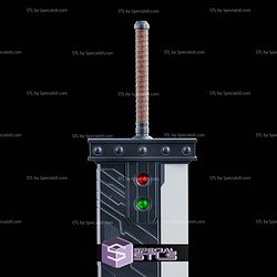 Cosplay STL Files Buster Sword Zack Fair V2