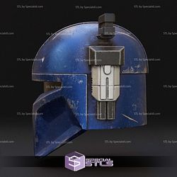 Cosplay STL Files Heavy Mandalorian Helmet