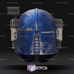 Cosplay STL Files Heavy Mandalorian Helmet