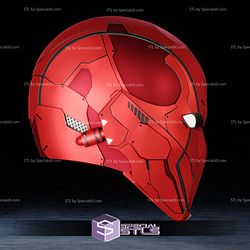 Cosplay STL Files Mecha Red Hood Helmet
