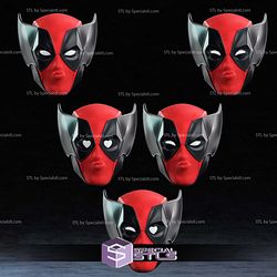Cosplay STL Files Wolverine-Pool Mask