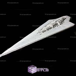 Super Star Destroyer Starwars 3D Model