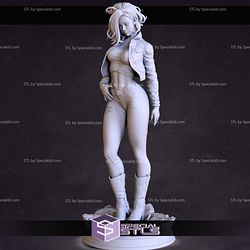 Android 18 Waifu Jean Digital Sculpture