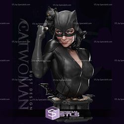 Catwoman Diamond Bust Digital Sculpture
