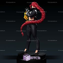 Crimson Viper Street Fighter Digital Sculpture