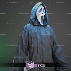Ghostface Standing Digital Sculpture