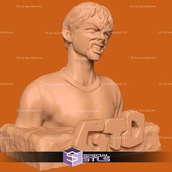 Great Teacher Onizuka Bust Digital Sculpture
