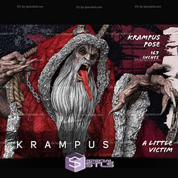 Krampus The Little Victim Digital Sculpture
