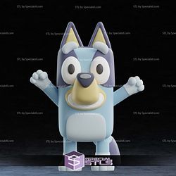 Life Sized Bluey Digital Sculpture