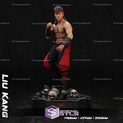 Liu Kang Mortal Kombat Digital Sculpture