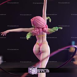 Mitsuri Kanroji Bikini in Action Digital Sculpture