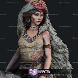 Princess Mononoke 2024 Digital Sculpture