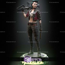 Rogue Amendiares Cyberpunk 2077 Digital Sculpture