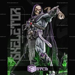 Skeletor Pointing Digital Sculpture