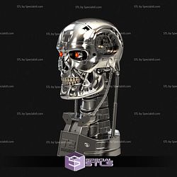 Terminator T-800 Skull Bust Digital Sculpture